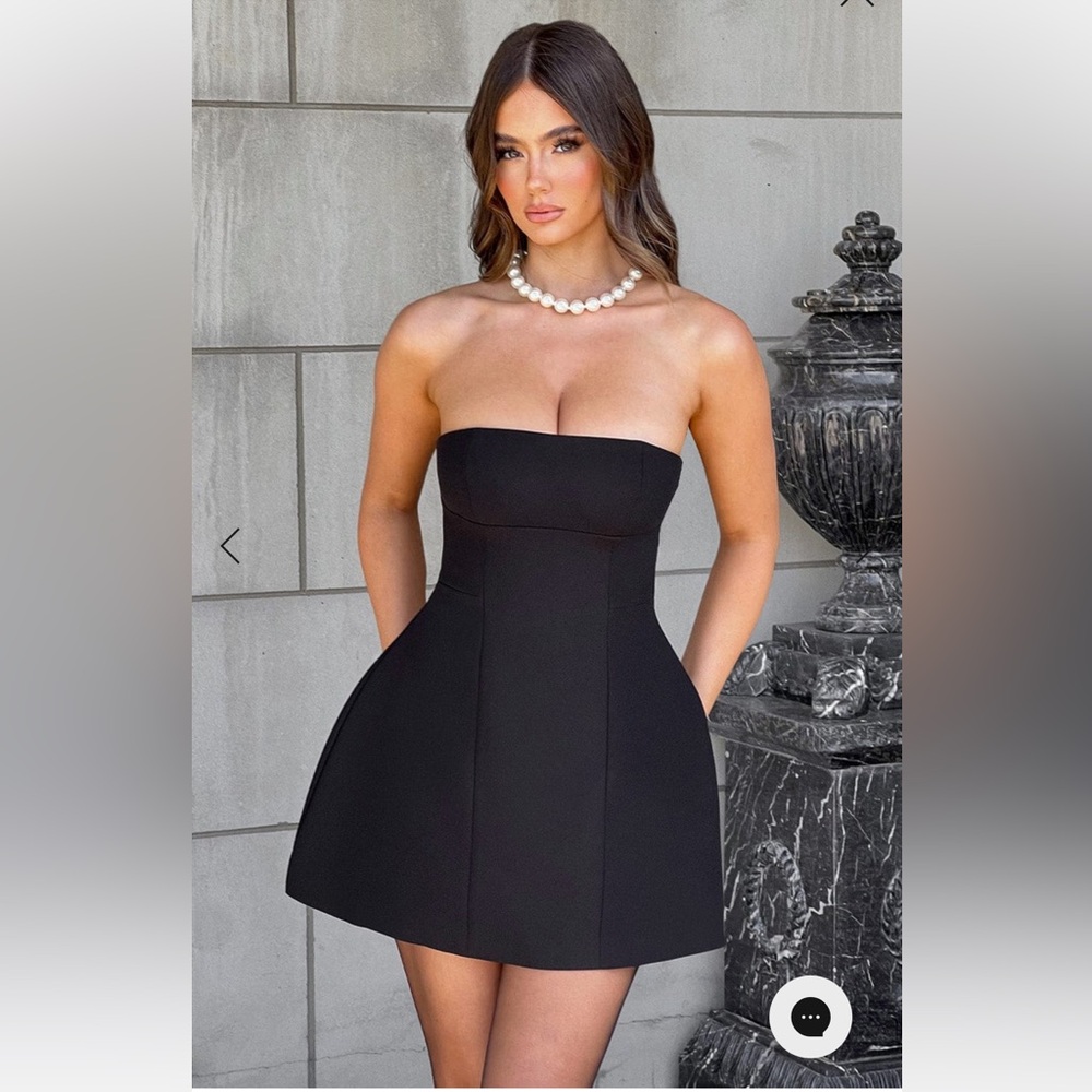 BABYBOO ASHA MINI DRESS - BLACK
